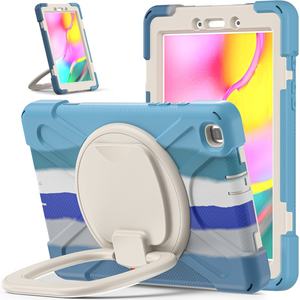 Étui robuste pour tablette Samsung <span class=keywords><strong>Galaxy</strong></span> <span class=keywords><strong>Tab</strong></span> Active 5 2024/Active 3 2020 <span class=keywords><strong>8</strong></span> <span class=keywords><strong>pouces</strong></span> avec poignée de support 360 dragonne <span class=keywords><strong>housse</strong></span> de protection - Product Image 6