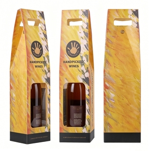 Boîte pliable transparente en PP sur mesure, boîte en plastique transparente PET APET 250ml pour champagne, emballage de présentation pour vin rouge 750ml - Product Image 6