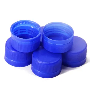 Tampa de garrafa azul com vela para faísca de plástico de qualidade alimentar personalizada 28 mm 30 mm 38 mm com vaporizador carbonatado