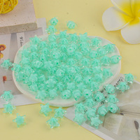 Perles de coeur acryliques transparentes couleur bonbon Unique bijoux à bricoler soi-même faisant des perles pour sac