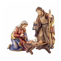 Statue religieuse personnalisée OEM, artisanat en résine, article fait à la main, ensemble de scènes de nativité, Sculpture du christ pour la décoration de la maison, Souvenir