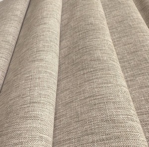 Tissu de rideau de fond de petite série de lin Jacquard en vrac pour les prix des rideaux roulants - Product Image 4