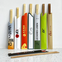 Baguettes à sushi en bambou Tensoge jetables personnalisées fourchette à emporter couteau cuillère Kit de couverts pour restaurant hôtel