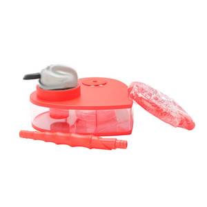 Meilleur prix, ensemble de chicha portable en forme de boîte-cadeau avec lumière LED en acrylique, modèle QX, marque HSA027, tuyau unique - Product Image 4