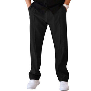 Nouvelle collection 2026 – Pantalon homme printemps-été, coupe droite décontractée, plissé sur le devant, avec cordon de serrage, <span class=keywords><strong>style</strong></span> sportif américain transfrontalier - Product Image 3