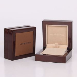 Caja de Joyería EDSHH-005 de Edream, de Madera y Cuero Sintético Lacado, con Cierre de Tapa Rectangular, Color y Logotipo Personalizables - Product Image 4