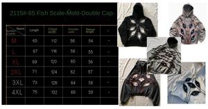 Felpa con Cappuccio Serie Occhi del Diavolo Y2K con Motivo Vintage Anni '90 Vestibilità Larga Top Invernale Taglia XXS Lunghezza Lunga - Product Image 6