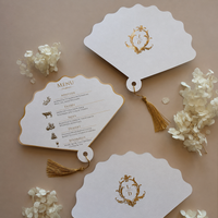 Cartes de menu personnalisées pour mariage, cartes de menu découpées sur mesure pour réception de mariage