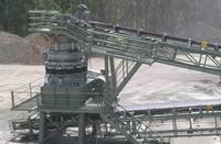 Concasseur à cône à ressort mini STM PYD600, machine de concassage de pierres automatique portable à cavité fine pour l'exploitation minière, la construction, la roche et le granit