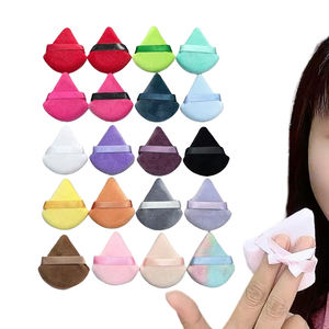 Accessoires personnalisés <span class=keywords><strong>maquillage</strong></span> importé gros egypte achats en ligne grande <span class=keywords><strong>houpette</strong></span> triangle <span class=keywords><strong>maquillage</strong></span> bouffée - Product Image 5