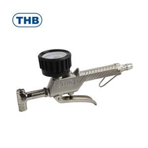 Conector de inflador de neumáticos de 3 vías tipo estándar con cuerpo de aleación de aluminio para fábrica de automóviles - Product Image 6