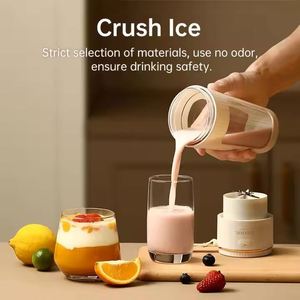 340ml <b>Mini</b> Portable Blender Juicer Portable Juicer 14-blade Fruit and Vegetable Mixer Multifunctional Juicer - Product Image 4