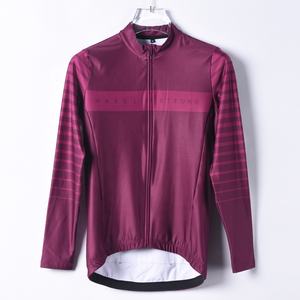 Maglia da <span class=keywords><strong>ciclismo</strong></span> termica in pile personalizzata del produttore <span class=keywords><strong>abbigliamento</strong></span> da <span class=keywords><strong>ciclismo</strong></span> <span class=keywords><strong>invernale</strong></span> a maniche lunghe con tasche - Product Image 3