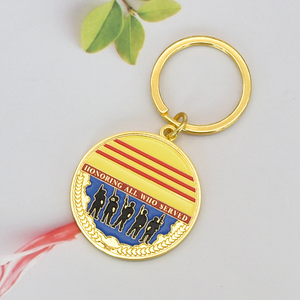 Portachiavi personalizzato in metallo 3D 2D in lega di zinco con Logo unico a forma di portachiavi in smalto - Product Image 2