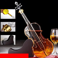 Decantador de Whisky al por Mayor de Fábrica, Juego de 1000 ml, Decantador con Forma de Violín para Bar en Casa