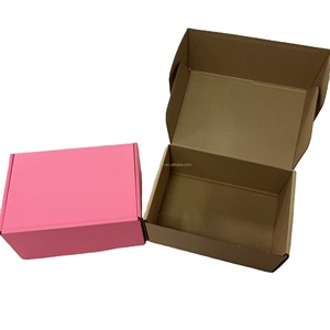 Juego de 30 cajas de envío de cartón corrugado blanco 6*4*<span class=keywords><strong>3</strong></span> pulgadas muchos tamaños disponibles impresión en relieve para calcetines otros artículos - Product Image 3