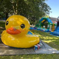 Canard gonflable piscine étang jaune sports nautiques extérieur gonflable piscine canard flotteur jouet pour adultes et enfants été