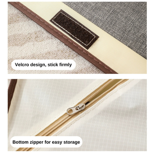 Bleu marine 17 cellules cloison grande boîte de rangement de vêtements étui en tissu pliable pour soutiens-<span class=keywords><strong>gorge</strong></span> sous-vêtements pour rangement de garde-robe - Product Image 3