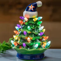 Nouvel Ornement de Noël en Résine Transfrontalier avec Logo d'Équipe, Décoration Minimaliste Moderne Thème Football