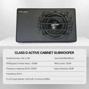 Caisson de basses audio de <span class=keywords><strong>voiture</strong></span> Super Bass de <span class=keywords><strong>8</strong></span> pouces nouveau style Caissons de basses de <span class=keywords><strong>voiture</strong></span> 12v avec boîte et amplificateur Caisson de basses de <span class=keywords><strong>voiture</strong></span> - Product Image 5