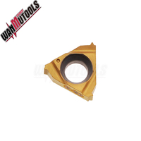 Productos originales y genuinos: Cuchilla de roscado de control numérico 06IR 0.50ISO TT8010 de acero, paso 0.5