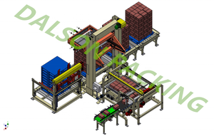 Palettiseur de cartons haute capacité, palettiseur de cartons de type bas, fabricant de machines palettiseuses à portique pour boîtes en carton - Product Image 4