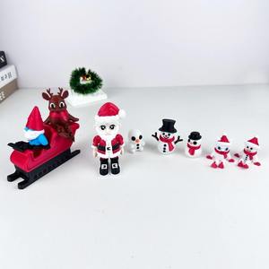 Decorazioni Natalizie in Plastica Stampate in 3D con Babbo Natale, Prodotte in Cina - Product Image 1