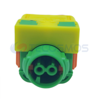 Connecteur automobile étanche CT2-0147m-2, connecteur femelle à 2 broches pour airbag, avec boîtier en ABS et nylon, contacts en cuivre