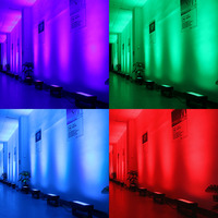 Projecteurs LED de scène Yelang 44x10W RGBW étanches IP65 avec contrôle DMX512, CRI Ra95, pour éclairage mural et de piste de danse