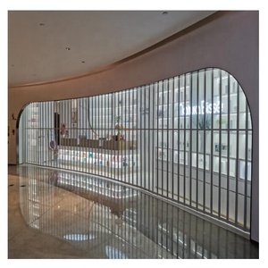 Cửa Trượt Gấp Nhựa PC Trong Suốt Cho Cửa Hàng, Cửa Gập Gập Bằng Nhựa PC, Cửa Chớp An Toàn Trong Suốt - Product Image 3