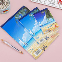 Bloc-notes personnalisable portable pour hôtel et entreprise, en papier offset, durable et souple, bloc-notes exécutif