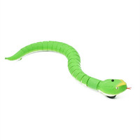 Serpiente de Juguete con Control Remoto Infrarrojo, Simulación de Serpiente Sonorera, 4 Colores, Recargable por USB, Juguete de Broma para Niños
