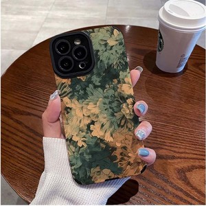 เคสโทรศัพท์มือถือหนังเทียม TPU พิมพ์ลายใบไม้สีเขียวแบบเต็มจอสำหรับ <span class=keywords><strong>iPhone</strong></span> <span class=keywords><strong>x</strong></span> XR XS 11 12 13 14 15 16 17 PRO MAX - Product Image 1