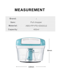 不锈钢蔬菜和大蒜切碎器水果切片器手动番茄土豆切片器 - Product Image 4