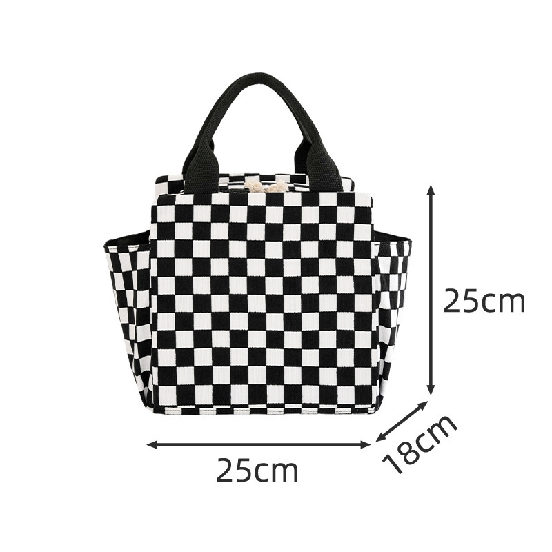 Black and white checkered