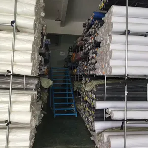THOBE FABRICS Factory Supplier plain dyed Super Soft 100%polyester Spun Thobe Fabric For GARMENT