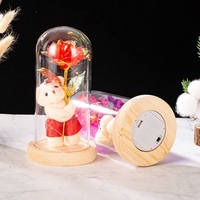 Kustomisasi Grosir Hadiah Kejutan Hari Valentine untuk Pacar Kekasih Bunga Bubuk Emas Buket Besar Kotak Hadiah Hadiah Ulang Tahun