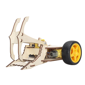Tscinbuny Kit d'expérimentation scientifique DIY, Chariot Mecha télécommandé, Puzzle en bois, Jouets éducatifs scientifiques STEM à assembler pour enfants - Product Image 3