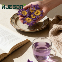 Fabricant – Vente en gros de fleurs de lotus bleues séchées 100 % de qualité alimentaire, extrait végétal par extraction par solvant, conditionnement en fût