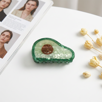 Barrettes à cheveux personnalisées avec n'importe quel fruit (pomme, ananas, raisin) - Accessoires de cheveux colorés pour femmes - Produits de coiffage multi-usages pour les soins des cheveux