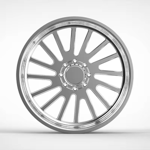 Rin de Rueda Cromado de Acero Hostile H124 Lunatic de 20 Pulgadas 20x12 ET4.75 8x180-44mm PCD180mm - Product Image 5