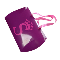 Boîte d'oreiller de cheveux en papier, boîte d'emballage de perruque personnalisée avec Logo de luxe