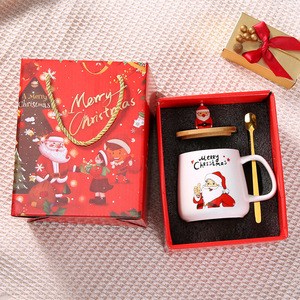 Nuevas Tazas <span class=keywords><strong>de</strong></span> Cerámica al por Mayor para Regalo <span class=keywords><strong>de</strong></span> <span class=keywords><strong>Feliz</strong></span> <span class=keywords><strong>Navidad</strong></span> con Tapa <span class=keywords><strong>de</strong></span> Bambú, las Mejores Ideas <span class=keywords><strong>de</strong></span> Regalo para <span class=keywords><strong>Navidad</strong></span> 2025 - Product Image 1