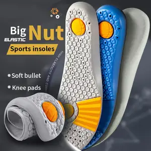 Breathable Sweat-Absorbing Comfortable Shock-Absorbing Basketball Running Shoe Pad PU Memory Foam Sports Insole For Shoe