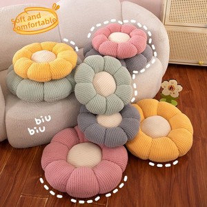 หมอนรองหลัง/เบาะรองนั่งลายดอกไม้ สำหรับสำนักงาน/ห้องนั่งเล่น  บุด้วยใยฝ้าย PP  ปรับแต่งได้ ขายส่ง - Product Image 1