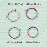Juego de Agujas de Tejer Intercambiables y Ganchos de Crochet de 3.0-8.0 mm, Lisos y Pulidos, para Proyectos de Tejer a Mano
