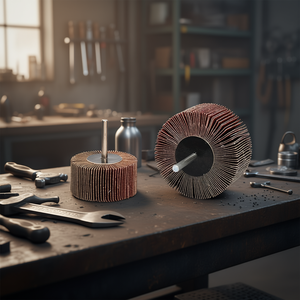 Disques à lamelles Fervi en aluminium avec liant résineux, tige en tissu, 50 mm, pour le polissage des métaux - Product Image 3