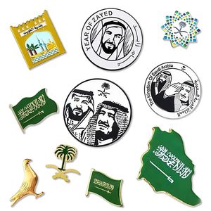 Fabricant de broches personnalisées saoudiennes Fabricant de logo Bouton médical Badge dur Anime Broche Hijab Épinglettes en métal Épingles en émail pour chapeaux - Product Image 3