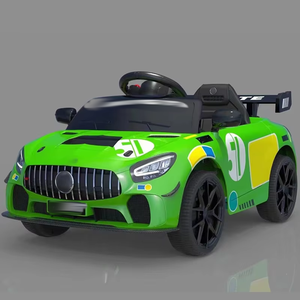 Auto de Juguete Eléctrico con Control Remoto para Niños, Auto de Carreras con Control Remoto de Cuatro Ruedas, Bebés Pueden Sentarse en el Auto de Juguete con Carga - Product Image 1