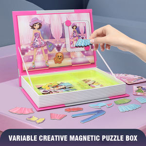 Livre de puzzle magnétique variable, jeu de puzzle 3D, jouets éducatifs pour enfants, cadeaux pour enfants - Product Image 2